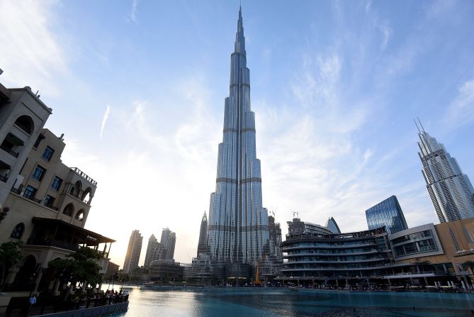 The <a href="index.php?page=&url=https%3A%2F%2Fedition.cnn.com%2Ftravel%2Farticle%2Fburj-khalifa-dubai-guide%2Findex.html" target="_blank">Burj Khalifa</a>, directly opposite the new tower, is the tallest building in the world at 828 meters.  