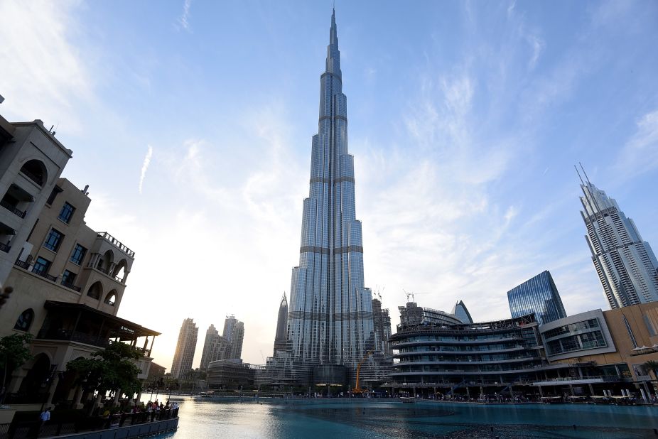 The <a href="https://edition.cnn.com/travel/article/burj-khalifa-dubai-guide/index.html" target="_blank">Burj Khalifa</a>, directly opposite the new tower, is the tallest building in the world at 828 meters.  