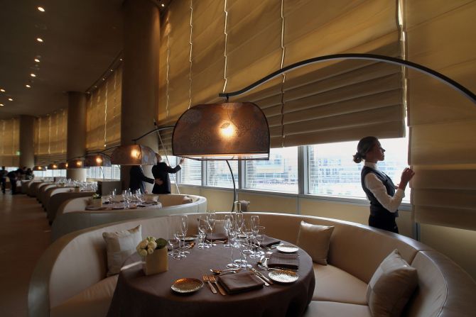 <strong>Dining pleasure:</strong> The Armani features restaurants with influences from Italy, India, central Europe and the Mediterranean.  