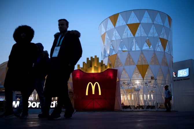 At the Pyeongchang 2018 Olympic Games, American fast food chain McDonalds opened a restaurant shaped as one of its meals.