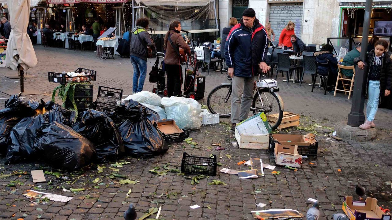 Rome has been suffering from a chronic rubbish collection issue since Christmas Eve.