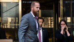 NEW YORK, NY - NOVEMBER 16: (L to R) Brad Parscale, digital director for the Trump campaign, and Eli Miller, chief operating officer for the Trump campaign, exit Trump Tower, November 16, 2016 in New York City. Trump is in the process of choosing his presidential cabinet as he transitions from a candidate to the president-elect. (Photo by Drew Angerer/Getty Images)