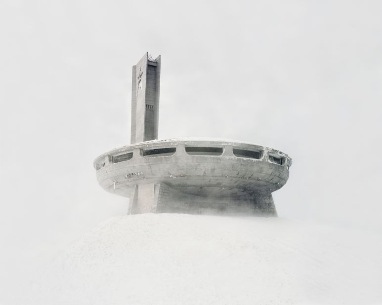 This futuristic building, which sits on the Buzludzha peak in the Balkan Mountains of Bulgaria, was erected in 1981 by the Bulgarian communist party to celebrate its history. 
