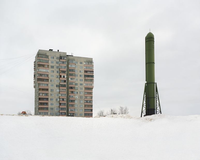 A view of Dzerzhinsky, a town near Moscow where rocket engines were produced in Soviet times. 