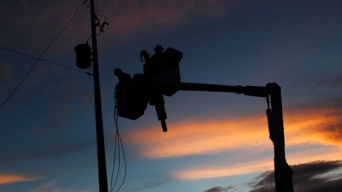 The restoration of power has been hampered by lack of materials to repair Puerto Rico's grid.
