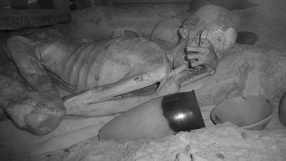 This mummy is one of The British Museum's most treasured objects, and has been on display for 100 years. He is remarkably well-preserved, having been buried in hot desert conditions. 