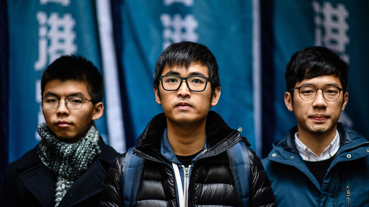 Prominent Hong Kong activists Joshua Wong, Alex Chow and Nathan Law avoided jail in February but warned a court decision risked greater prison terms for future protests. 