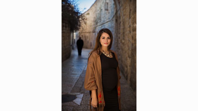 <strong>East Jerusalem: </strong>"After studying in the United States and England, this young Palestinian returned home to put her knowledge in the service of Palestinian people. Raya was pregnant with her second baby when I met her, but besides becoming a mother for the second time she was also on a mission to empower Palestinian women through different diverse activities."