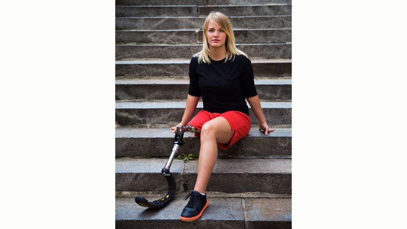 <strong>Paris, France: </strong>"Anja is Belgian with Polish origins and dreams [of competing] in the Paralympic Games."