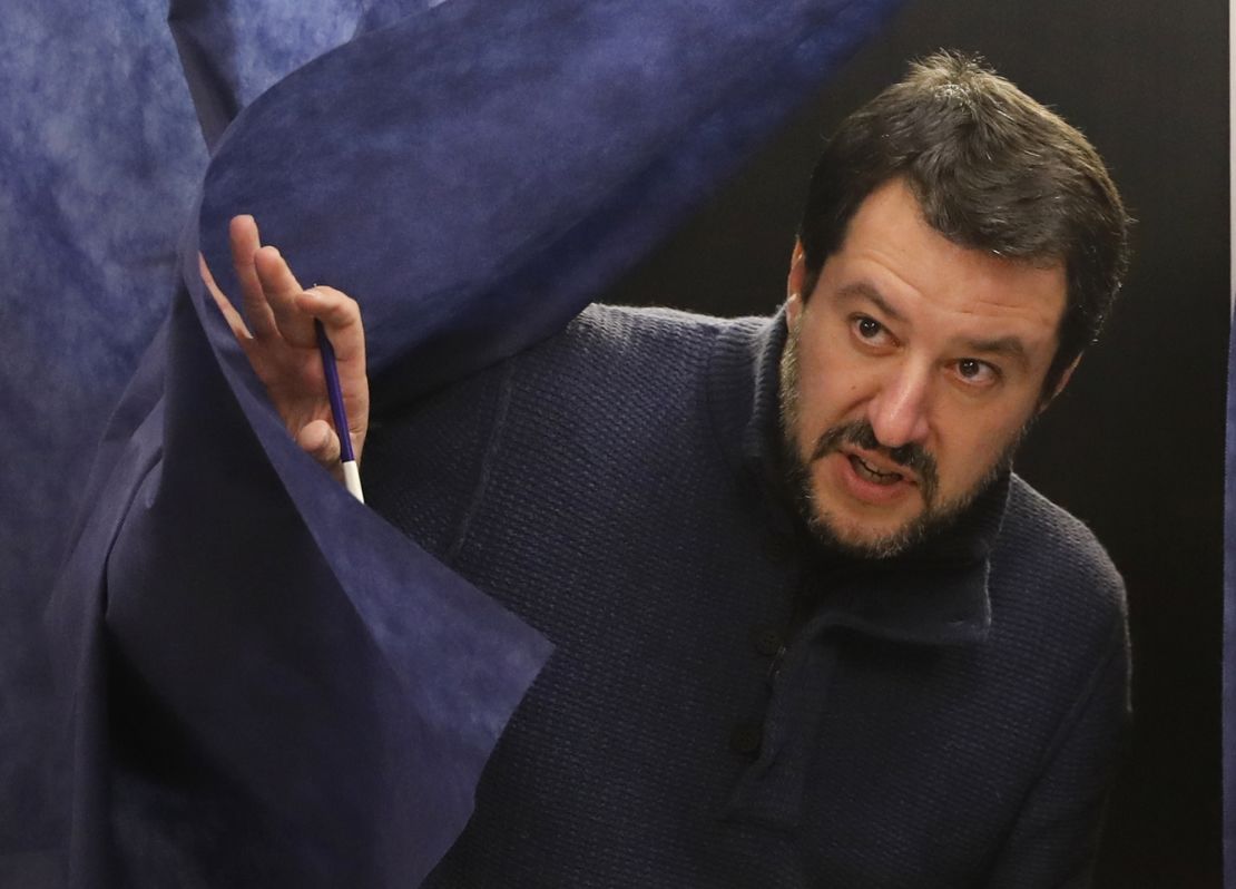 Matteo Salvini's League party rode the wave of anti-establishment sentiment.