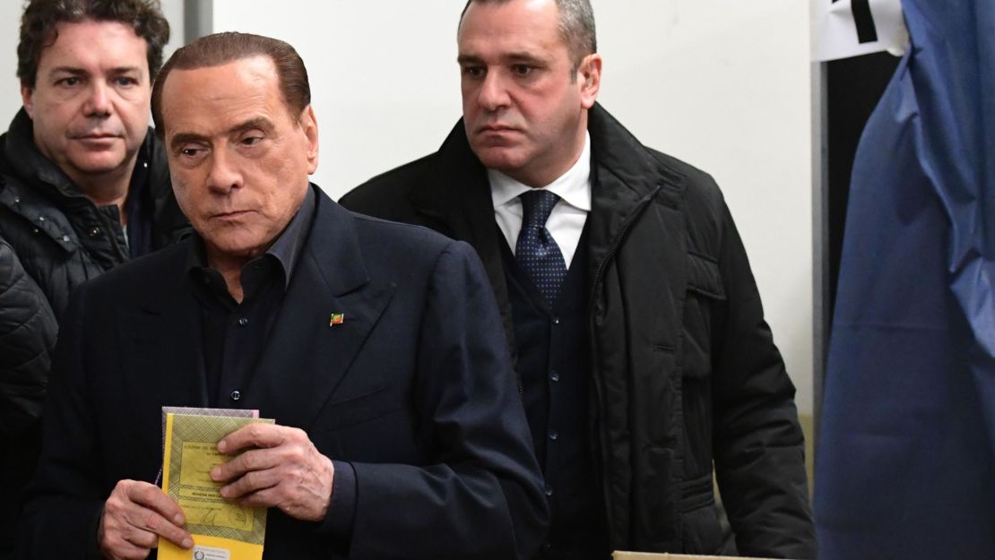 Former Prime Minister Silvio Berlusconi's party had a disappointing night at the polls.