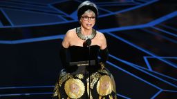 HOLLYWOOD, CA - MARCH 04:  Actor Rita Moreno speaks onstage during the 90th Annual Academy Awards at the Dolby Theatre at Hollywood & Highland Center on March 4, 2018 in Hollywood, California.  (Photo by Kevin Winter/Getty Images)