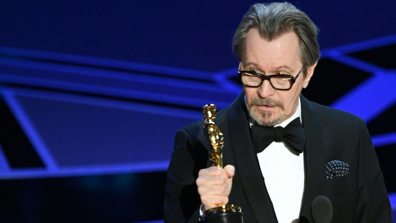 <strong>Gary Oldman (2018):</strong> Decorated actor Gary Oldman won his first Oscar for his role as Winston Churchill in the World War II-era film "Darkest Hour."