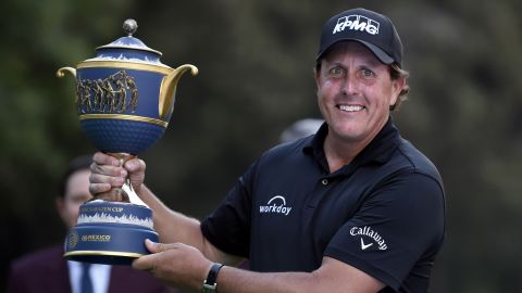 It has taken 101 tournaments over the course of almost five years, but Mickelson is a winner again.