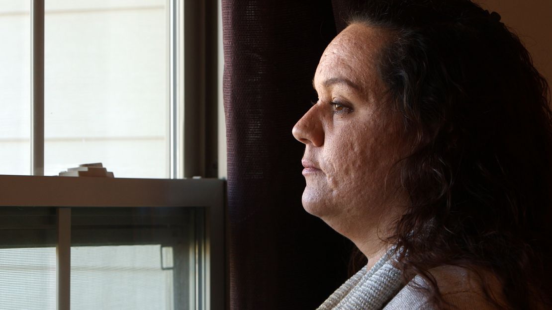 Angela Cantone at her home in Greenville, South Carolina. 