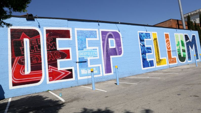 <strong>Dallas, Texas: </strong>If you're up for exploring some neighborhoods in Dallas, Deep Ellum is great place to start. Here, you'll find street murals, fun art galleries and rockin' music venues. 