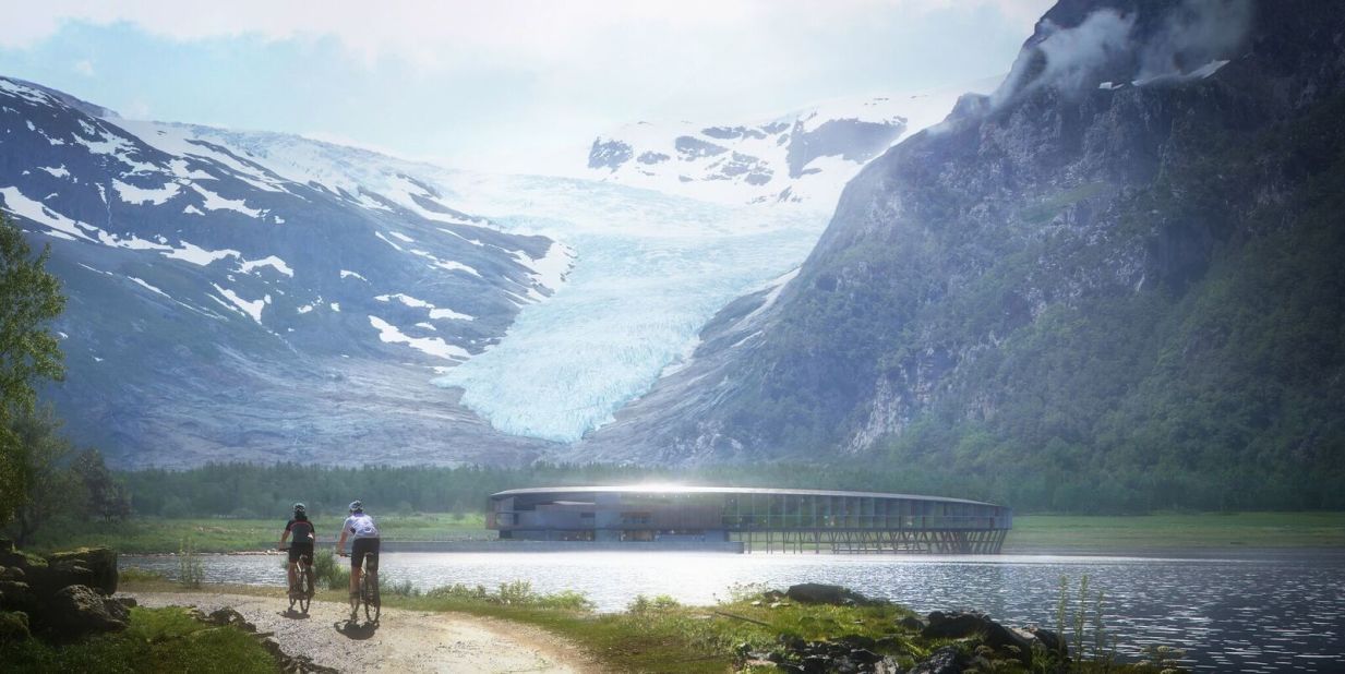 A summer stay near the Svartisen glacier might surprise visitors with 75-degree Fahrenheit days providing the perfect conditions for kayaking, hiking, and cycling.