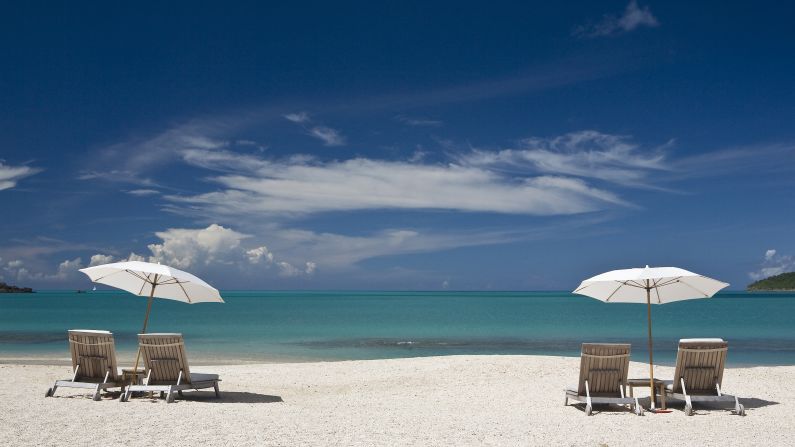 <strong>Antigua: </strong>Hermitage Bay resort's brilliant blue water is just right for snorkeling, kayaking and swimming.