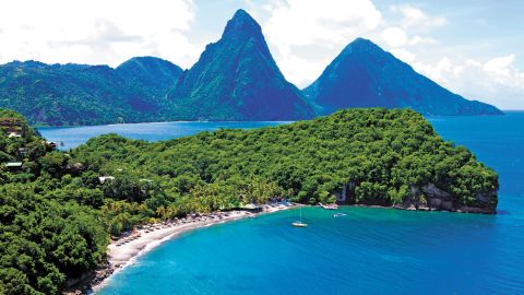 The island of St. Lucia began a phased reopening on June 4.