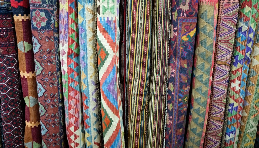 <strong>A world of carpets:</strong> Today Bhat presides over the Kashmir Handicrafts Emporium, a Doha institution that attracts customers from all over the world.