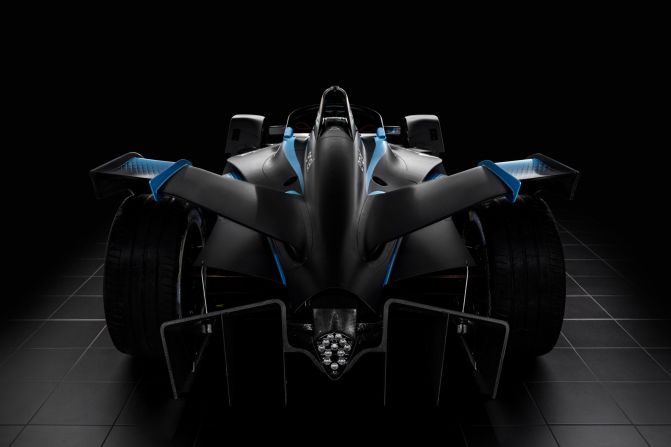 Formula E title partner ABB provided a robotic arm to lift the cover on the new design.  