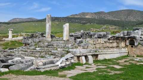 The Plutonium was situated beside the Temple of Apollo