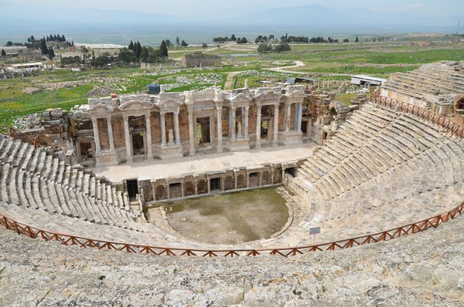 The site includes the remains of a <a  target="_blank" target="_blank">Roman amphitheater</a>, built in the 2nd century AD under Emperor Hadrian. It was later renovated under Septimius Severus.