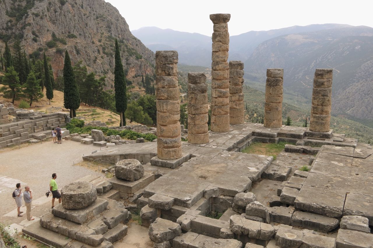 The Plutonium is not the only example of an ancient site centered around noxious fumes. Ancient literature suggests that at the Palace of Apollo in Delphi, Greece -- where the oracle once prophesied the future -- people would enter a trance after inhaling noxious fumes. Modern research puts this down to a mixture of carbon dioxide and methane coming from an earth fissure.