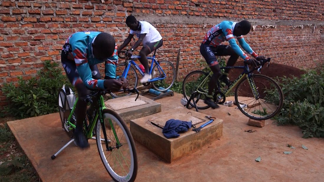 Four-time Tour de France winner Chris Froome in his youth trained at the  "Safari Simbaz" camp. 