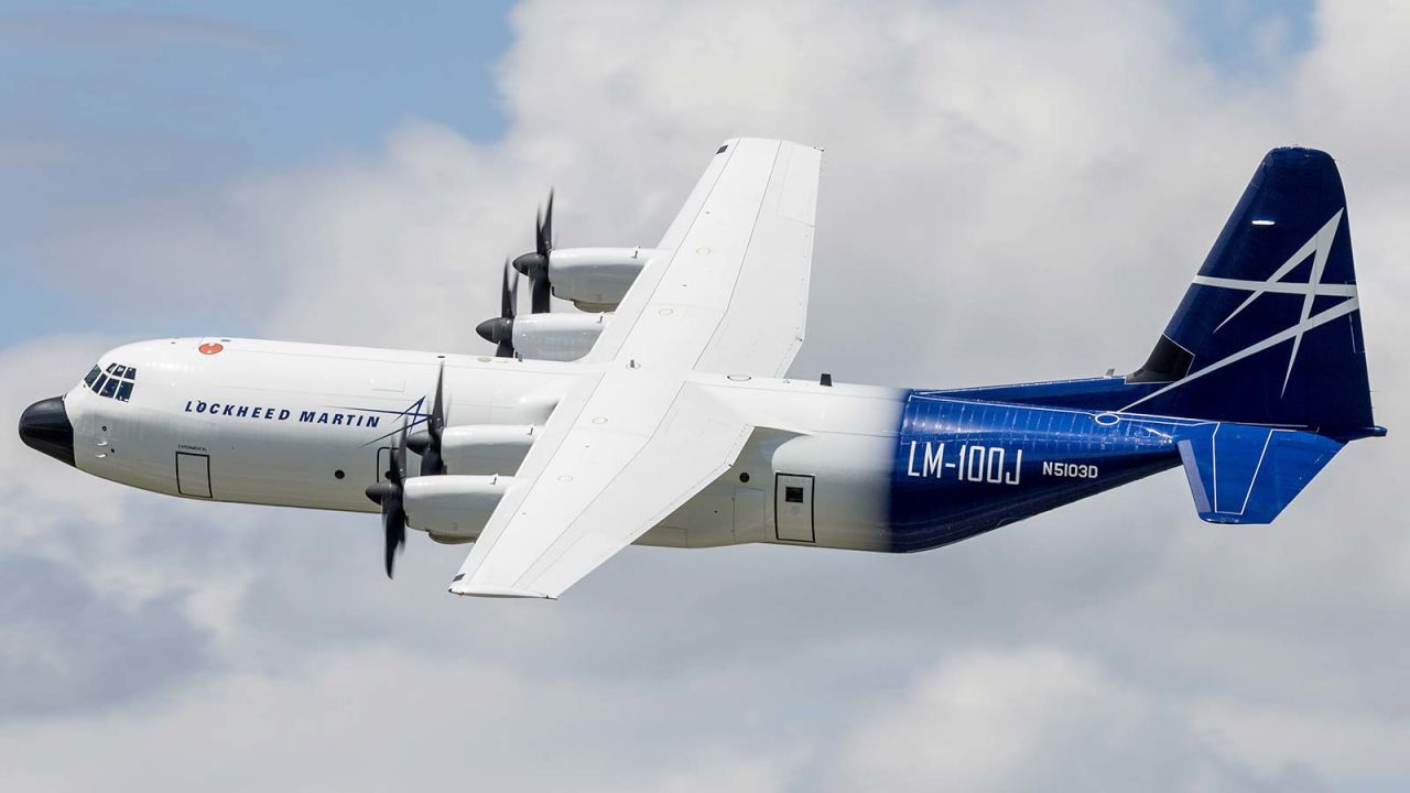 First flight of the Super Hercules.