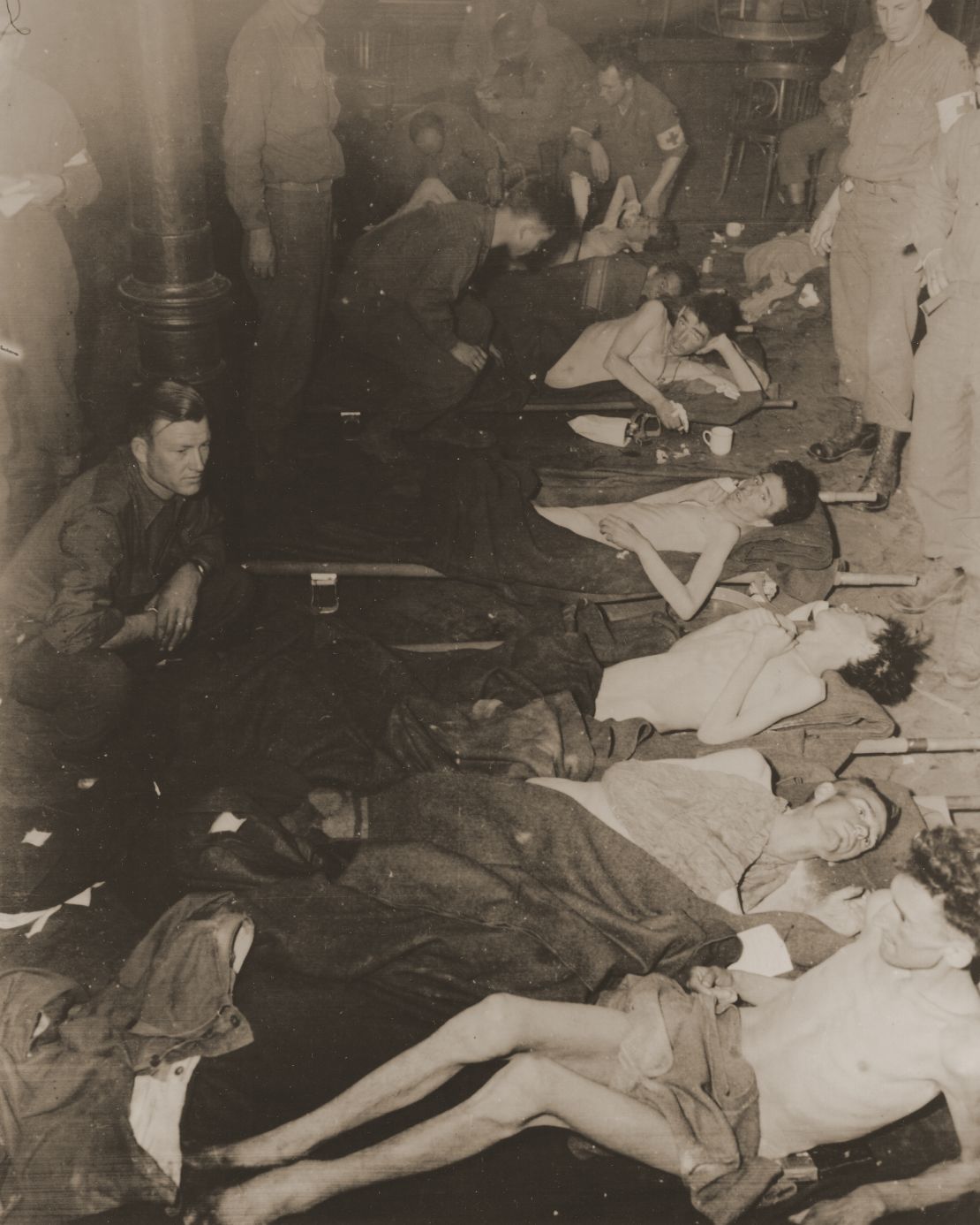 US soldiers had been starved and abused by Nazis inside the slave labor camp known as Berga.