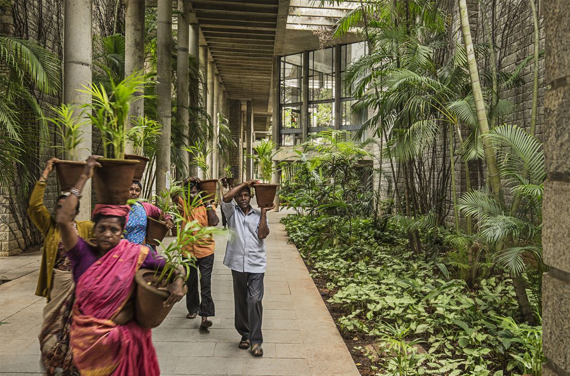 The campus of the Indian Institute of Management in Bangalore, designed by Doshi and completed in 1992.