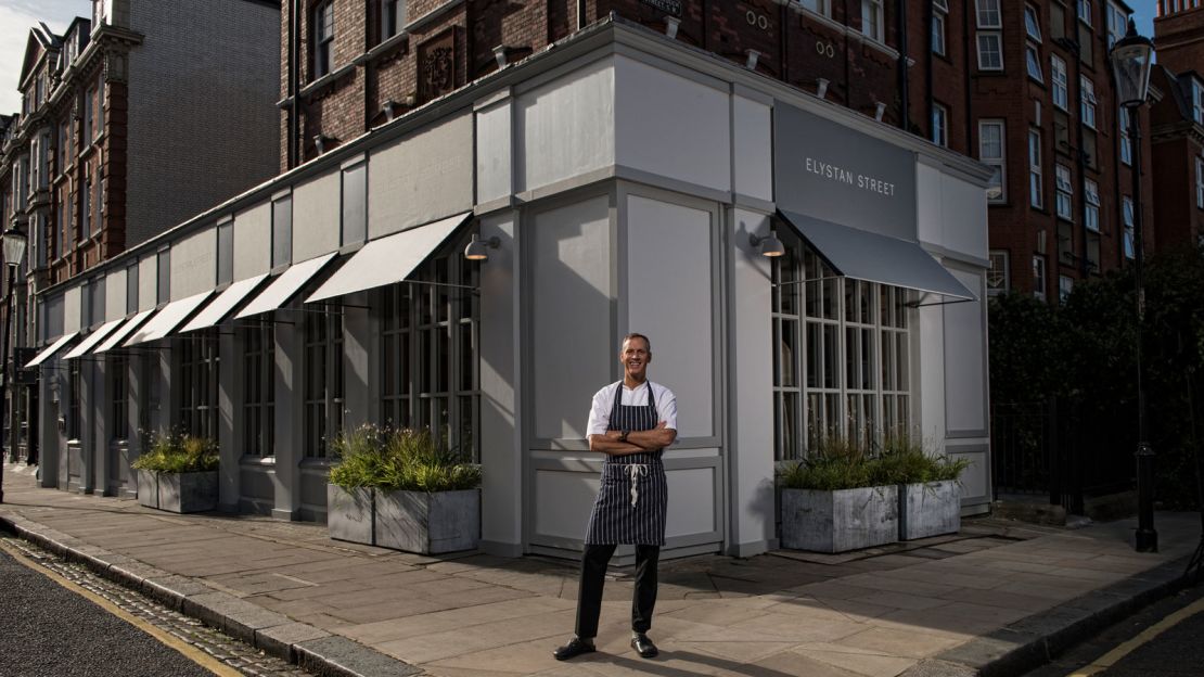 Chef Phil Howard is co-owner of Michelin-starred Elystan Street.