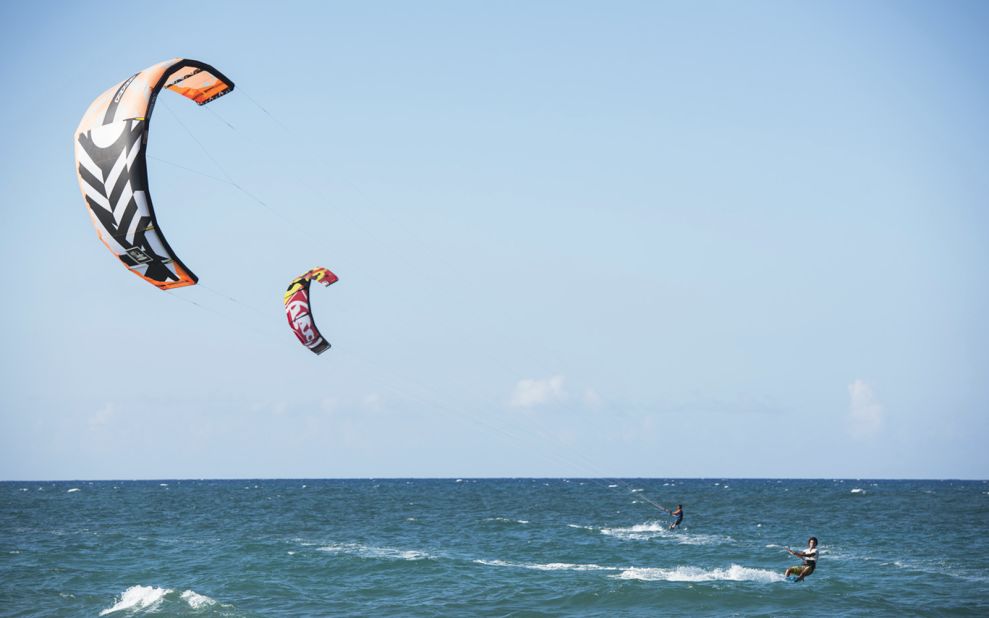 <strong>Surfing: </strong>From December through September, surfers and kitesurfers are seen flipping and gliding off the area's coveted beaches. 