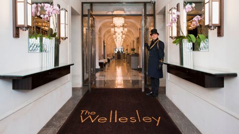 The Wellesley Hotel was formerly an underground station.