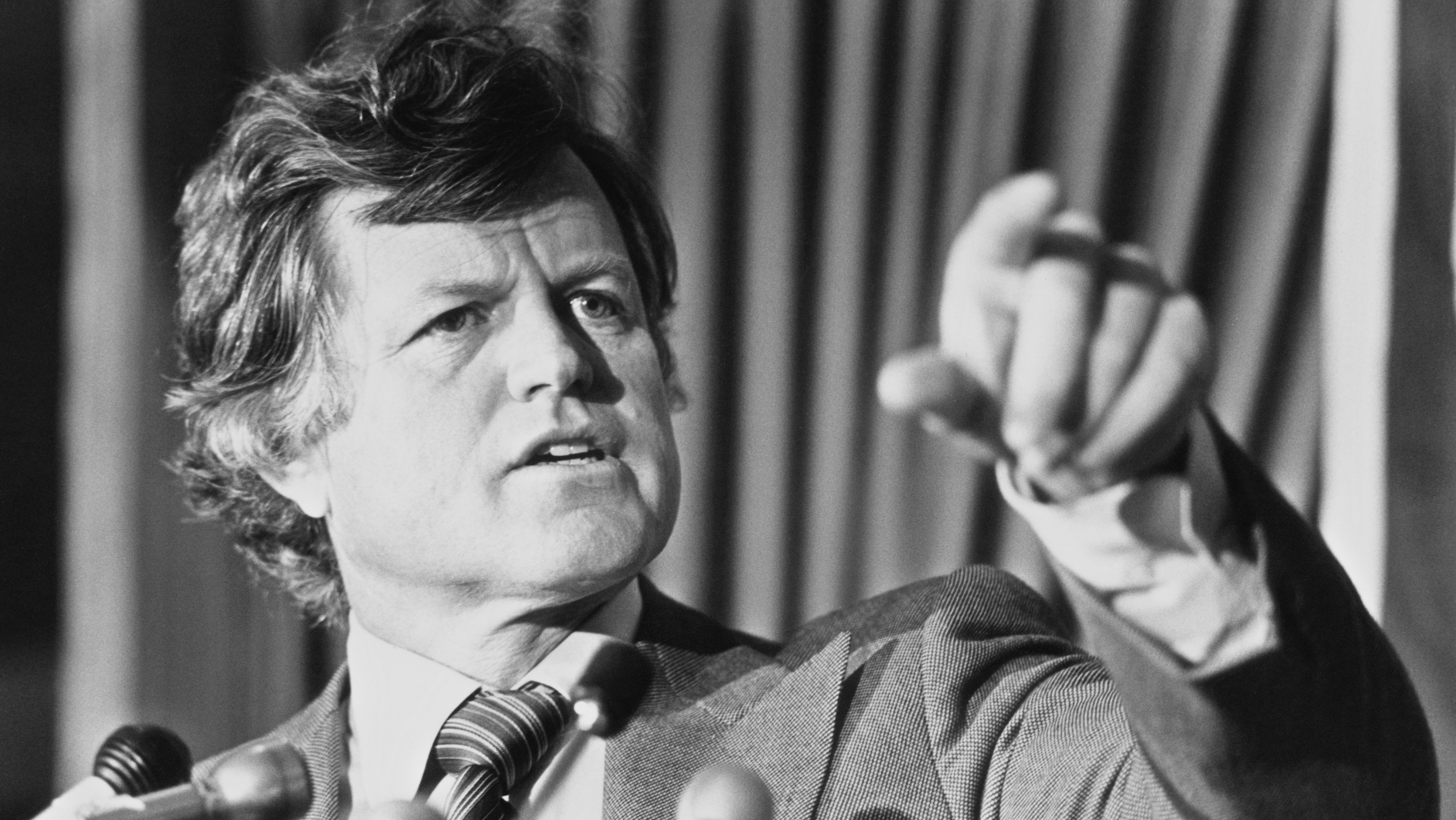 Ted Kennedy wondered if his family fell victim to an "awful curse." 
