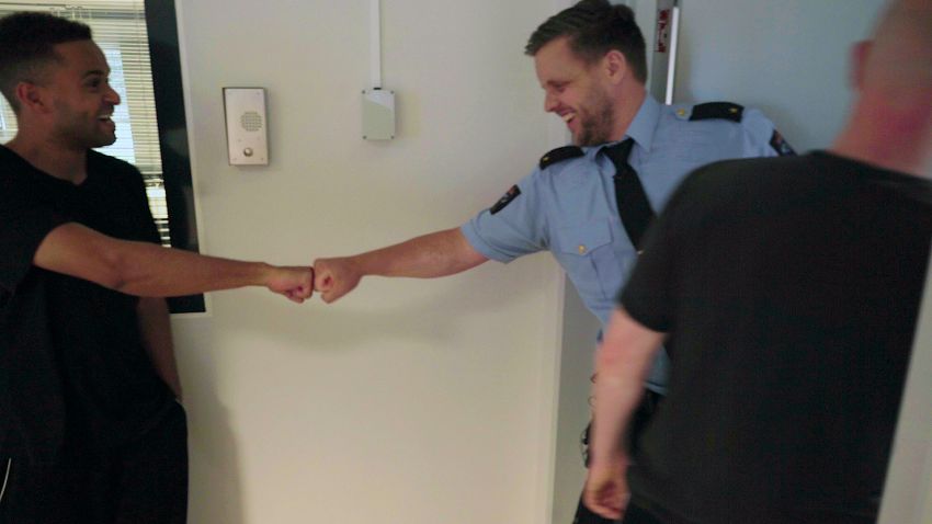 prison reform norway fist pump