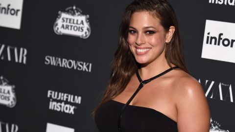 Ashley Graham is expecting her first child. (Photo credit should read ANGELA WEISS/AFP/Getty Images)