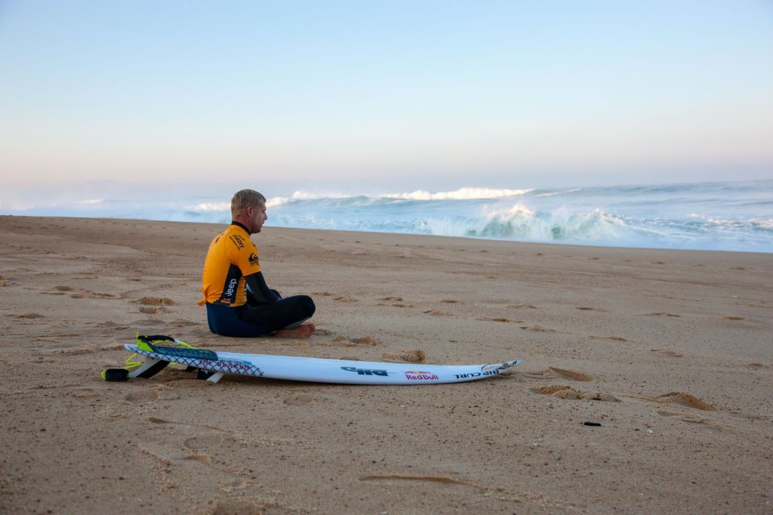 The surfer's last competition will be at the end of this month.