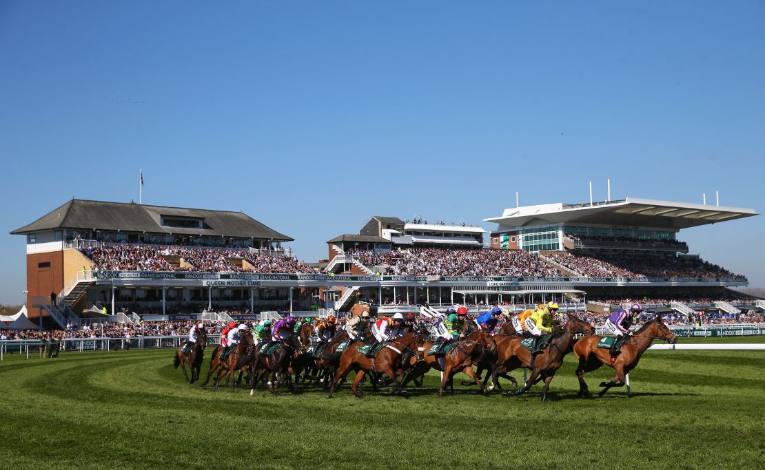 Aintree Racecourse near Liverpool, England. 