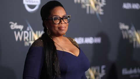 Oprah Winfrey attends the premiere of Disney's "A Wrinkle In Time"  on February 26, 2018 in Los Angeles, California.  
