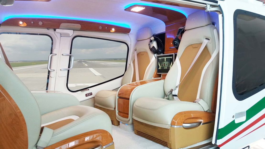 The interior of a Bell 429 MAGnificent.
