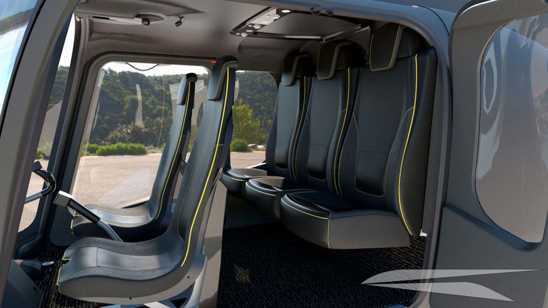 <strong>Bell 505 MAGnificent:</strong> Mecaer Aviation Group provided the VIP interior for the first commercially operated Bell 505. In a luxed-up version of the basic factory interior it includes upgrades to the seats, carpet and interior panels.  