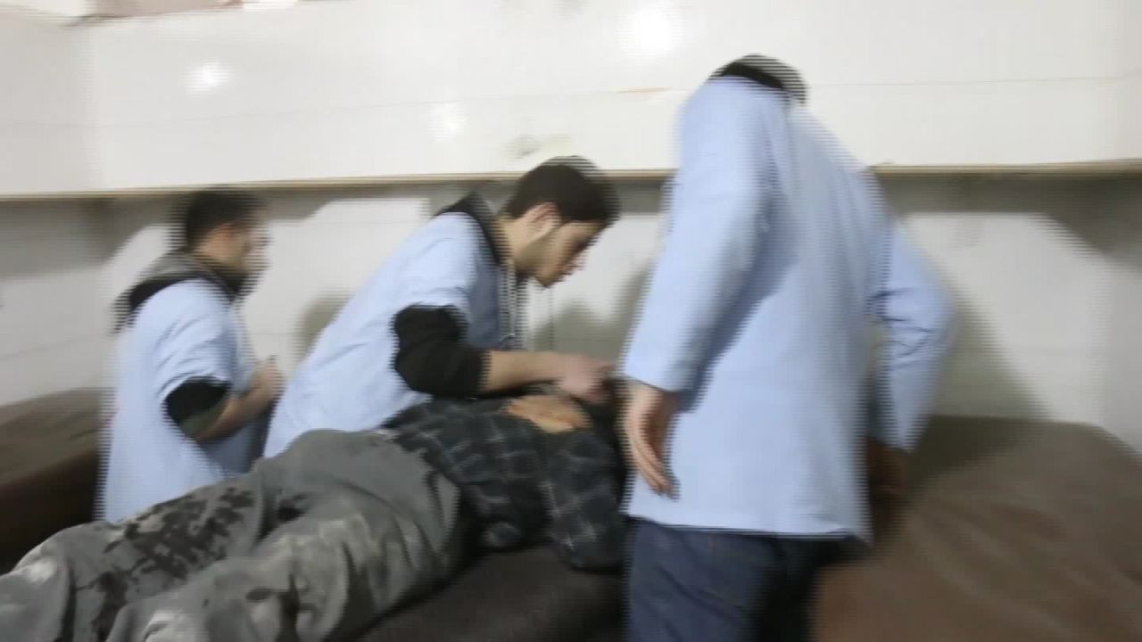 Doctors in Syria's Eastern Ghouta try to provide medical aid under fire