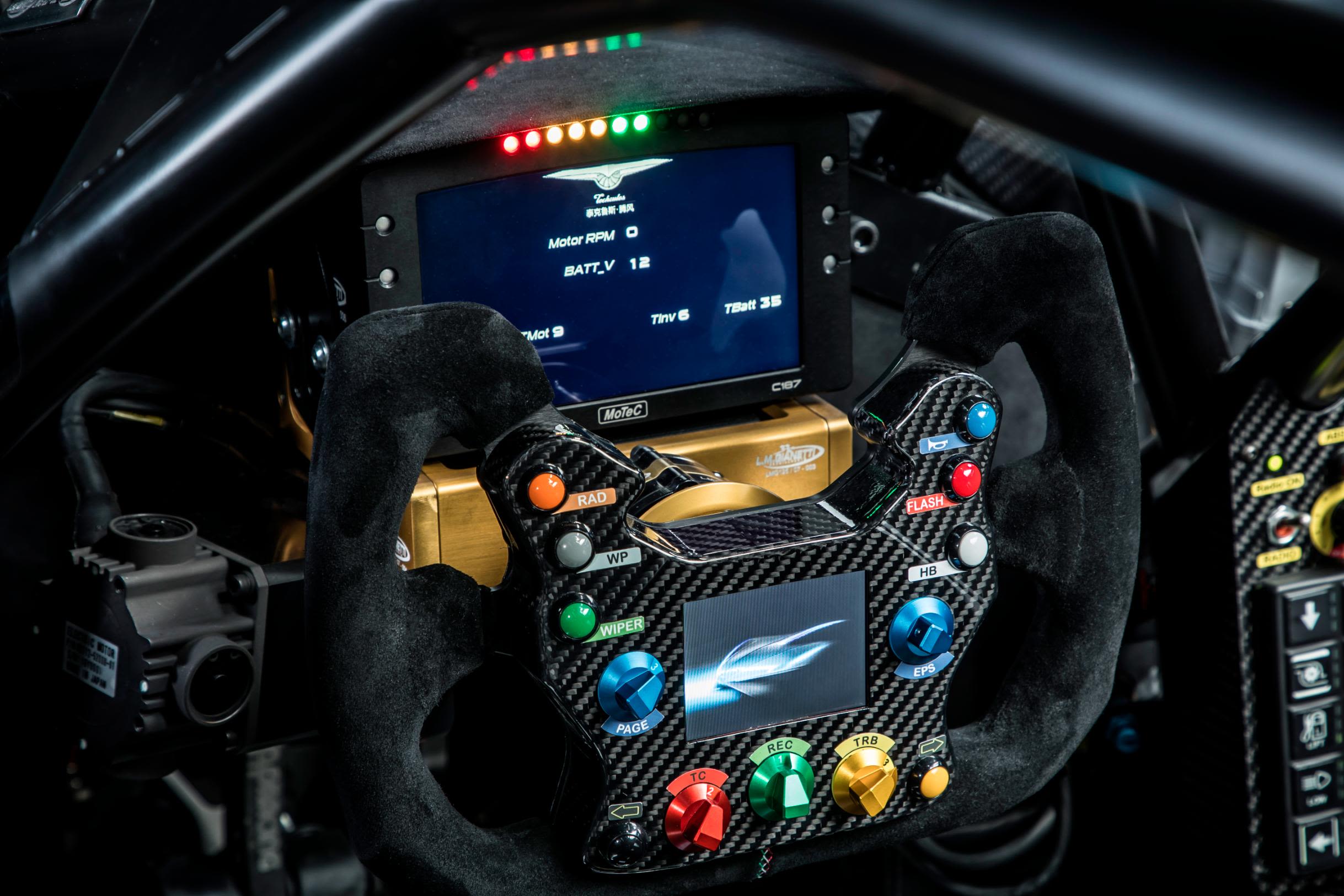 That lets it travel from 0-62mph (0-100kph) in three seconds with a max speed of 205mph (330kph).