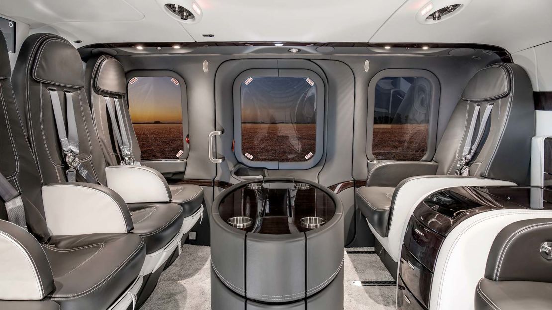 THe AW139's SILENS capsule reduces noise to the point where communication headsets aren't needed.