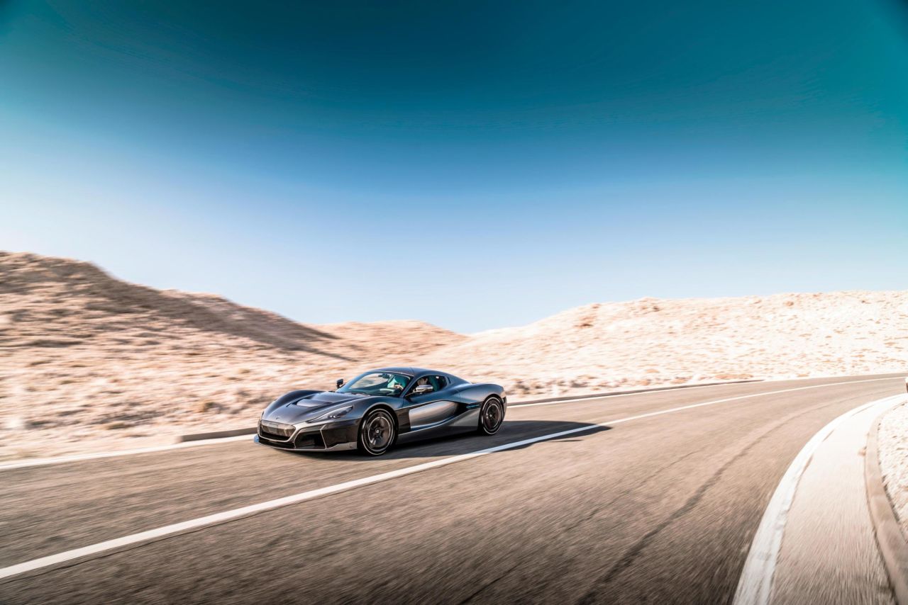 Able to accelerate from 0-60mph in just 1.85 seconds, the all-electric Rimac Concept Two is one of the fastest cars ever made.  