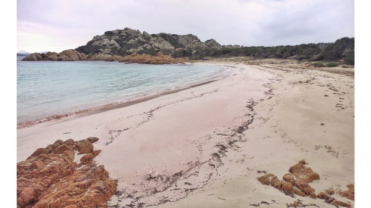 Budelli is known for its beautiful pink shoreline.