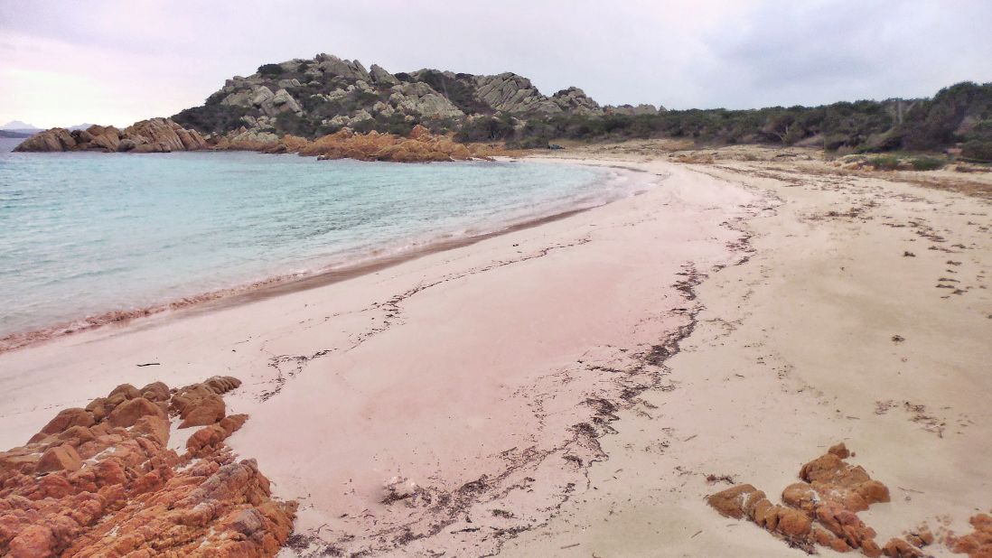 <strong>Sail away:</strong> Frustrated with society, Morandi and a group of his friends eventually made the decision to quit Italy. "We took a catamaran to go to Polynesia to look for a desert island to start a new life." Instead, they landed on the rose-tinted shores of Budelli, between Corsica and Sardinia.