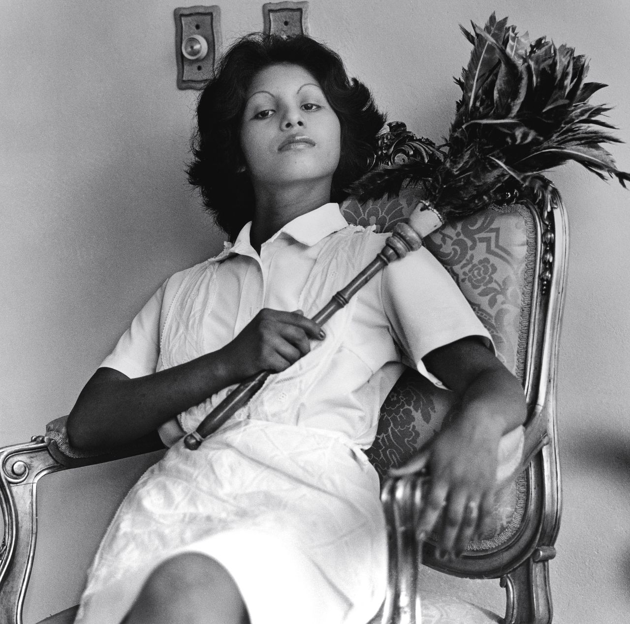 "Edita (The one with the duster), Panama)" (1977) by Panamanian photographer Sandra Eleta, part of "Radical Women: Latin American Art, 1960-1985"